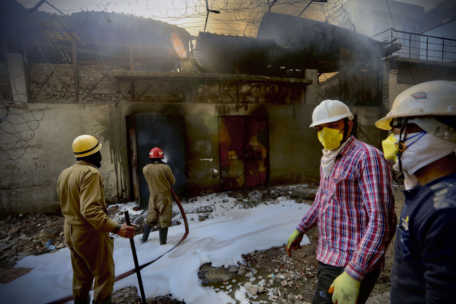 APTOPIX India Fire